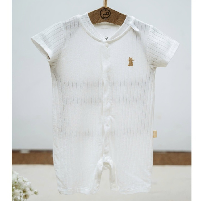 (1M-12M) Body ngắn tay cài vai, cài giữa cho bé yêu Molist - BMD230100 BMD230201| Quần áo BU Baby chính hãng