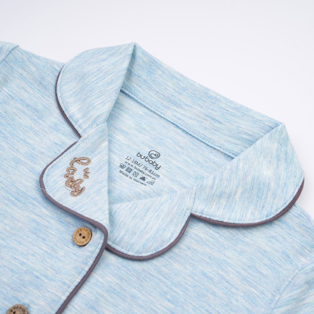 (12M-5Y) Bộ Quần Áo Bubaby cho bé mặc nhà, Bộ Pyjamas cộc tay chất liệu Sợi Tre - BBB130204 | Quần áo BU Baby chính hãng