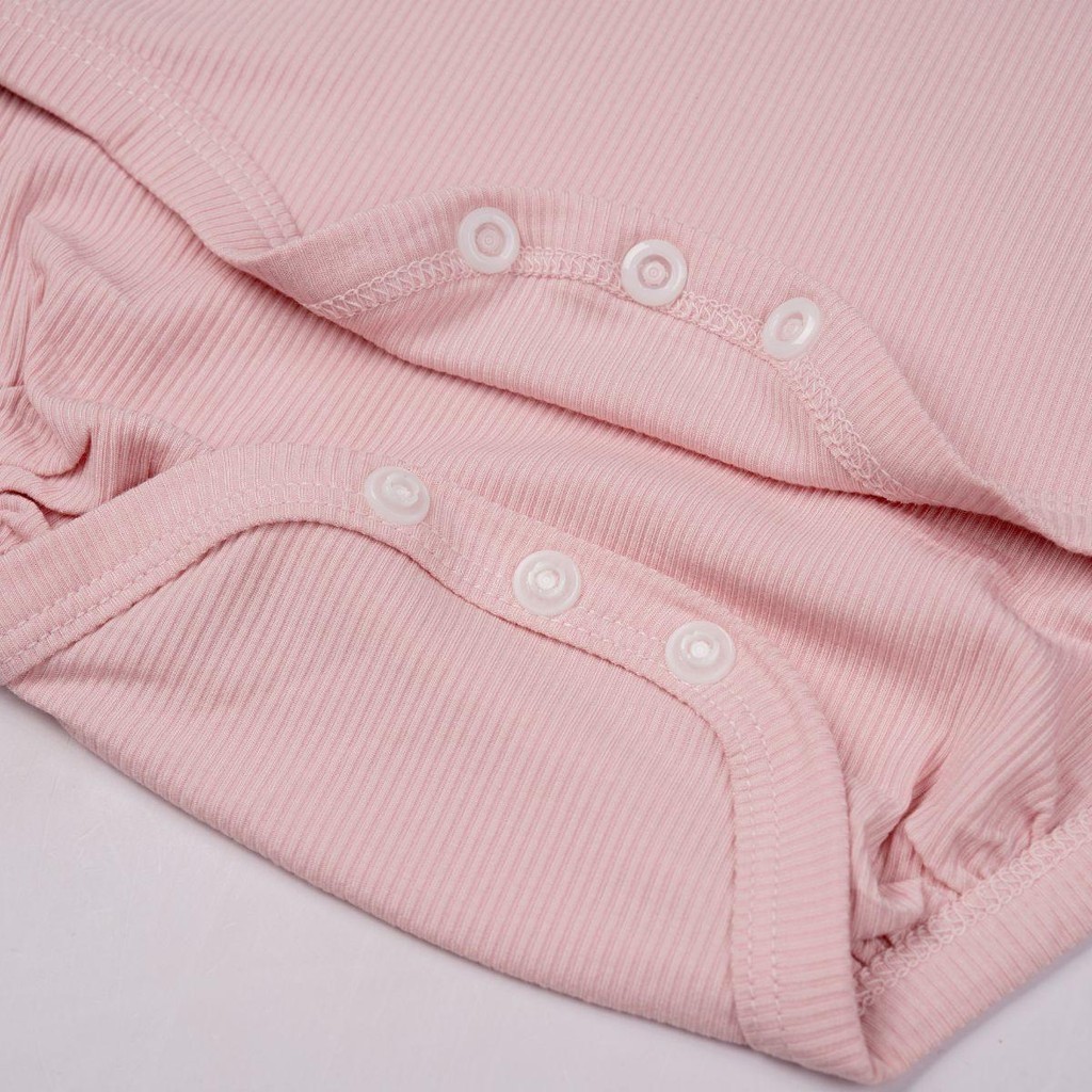 (1-12M) Body chip dài tay cài lệch Bubaby Siro BSR210701 | Quần áo BU Baby chính hãng