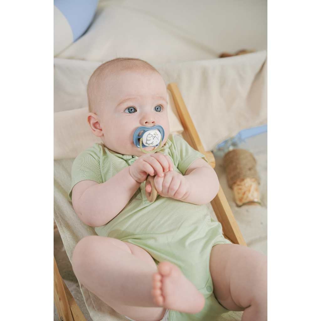 (1M-12M) Body chip ngắn tay raglan cổ trụ Bubaby Bambus - BBB230301 | Quần áo BU Baby chính hãng