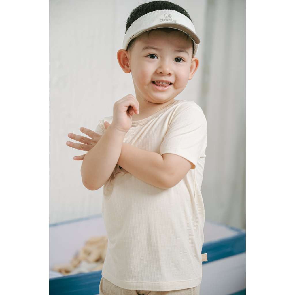 (6M-5Y) Bộ ngắn tay cổ tròn Bubaby Siro - BSR130406 | Quần áo BU Baby chính hãng