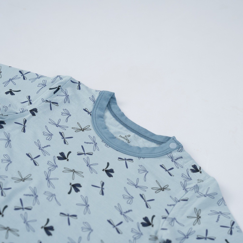 (1Y-4Y) Bộ quần áo dài tay cài vai Dona - BBB1101DN Bambus BBB1101DN - Bu baby bé trai –  bé gái – Quần áo