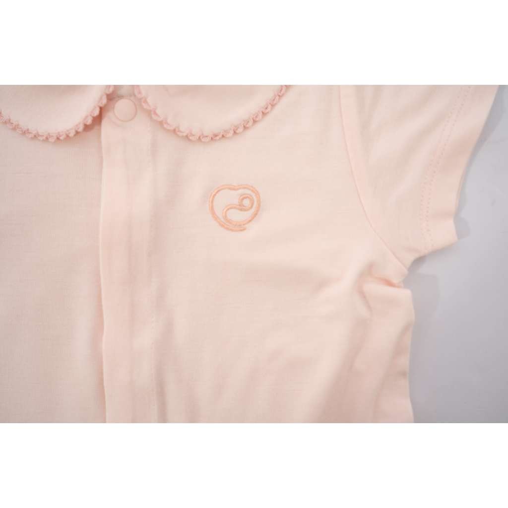 (1M-9M) Bộ ngắn tay cài giữa cổ sen Bubaby Bambus BBB1302CS | Quần áo BU Baby chính hãng