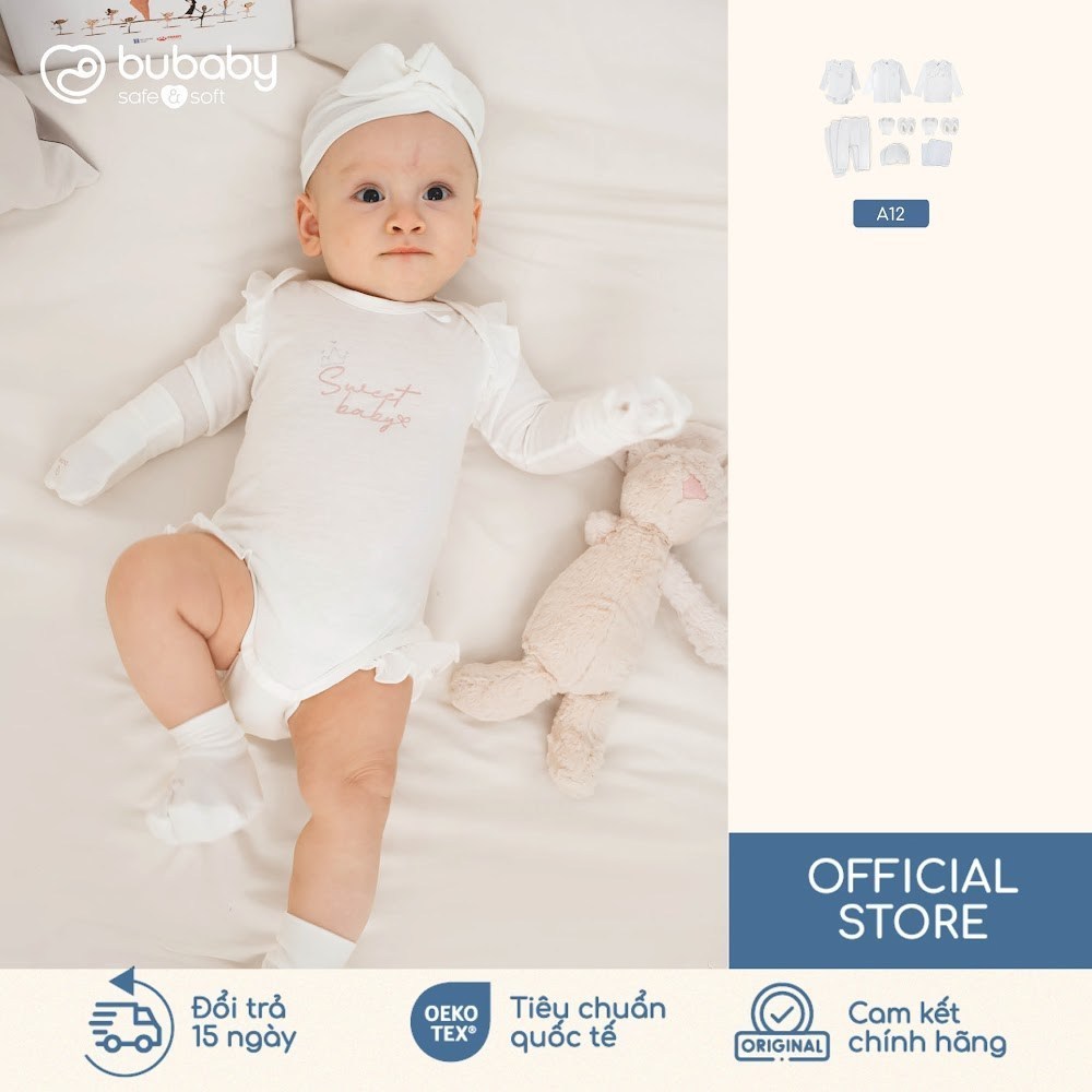 BU Baby (0M-3M) Gift Set On Air cho Bé trai bé gái Sweet Baby BU Baby GBB6014 | Chính hãng