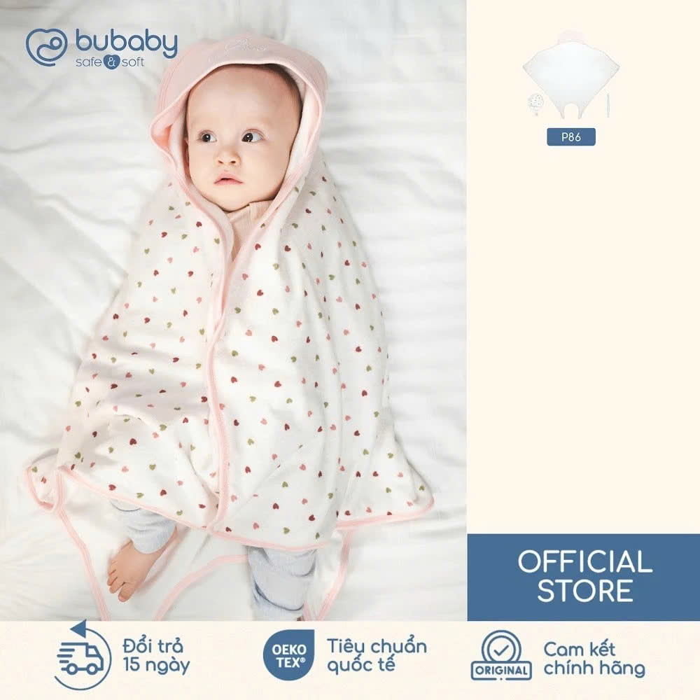 BU Baby Khăn tắm Đa năng Bubaby Cottony TCT073701 | Phụ kiện chính hãng