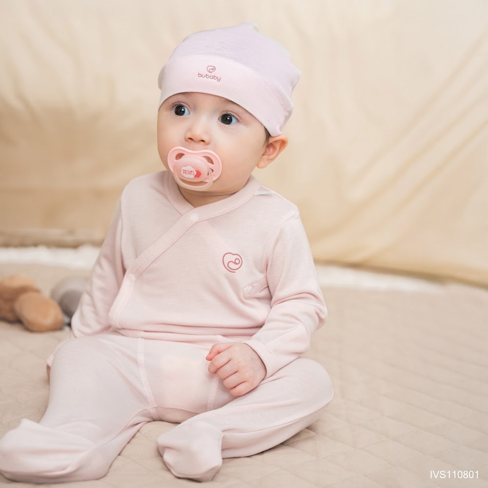 BU Baby (NB-6M) Set dài tay cài chéo BU Viscose IVS110801 | Quần áo chính hãng