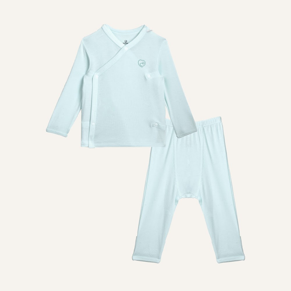 BU Baby (NB-6M) Set dài tay cài chéo BU Viscose IVS110801 | Quần áo chính hãng