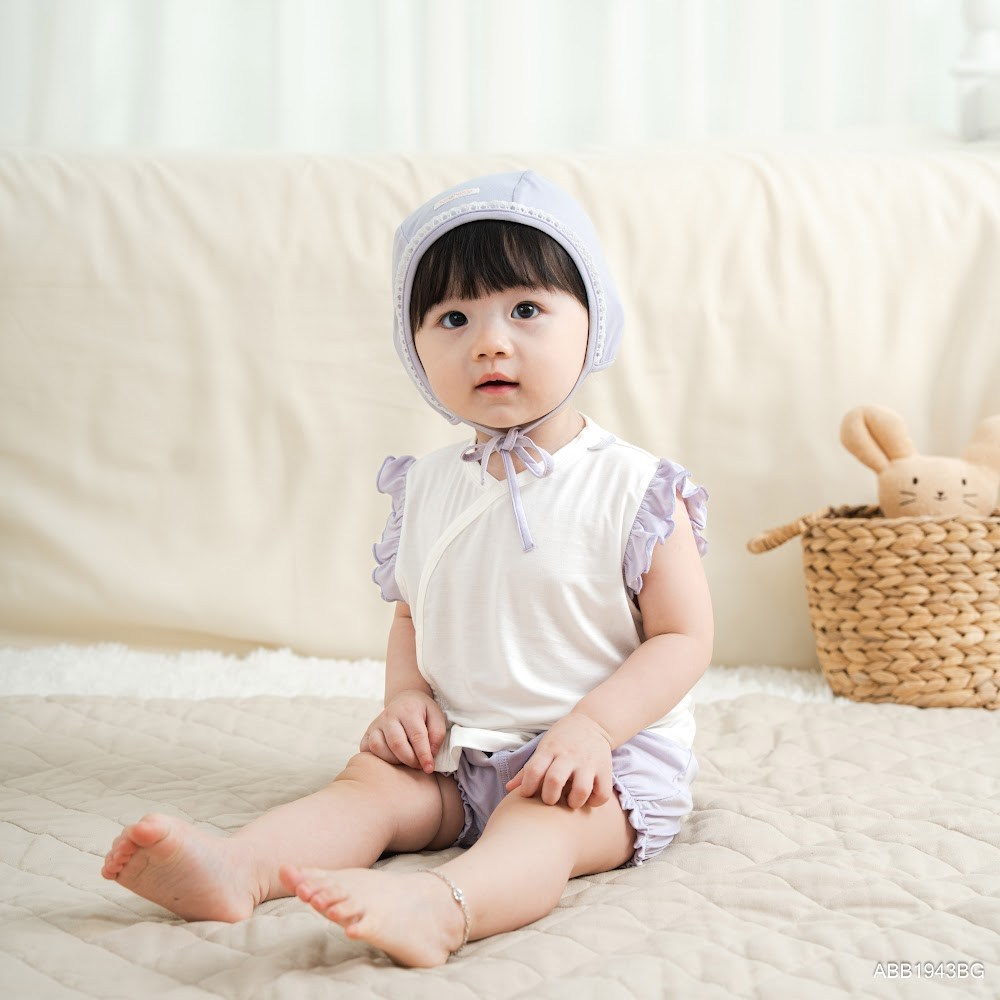 Phụ kiện Mũ Bonnet bé gái cá tính điệu đà Mềm mái cho bé yêu ABB1943BG