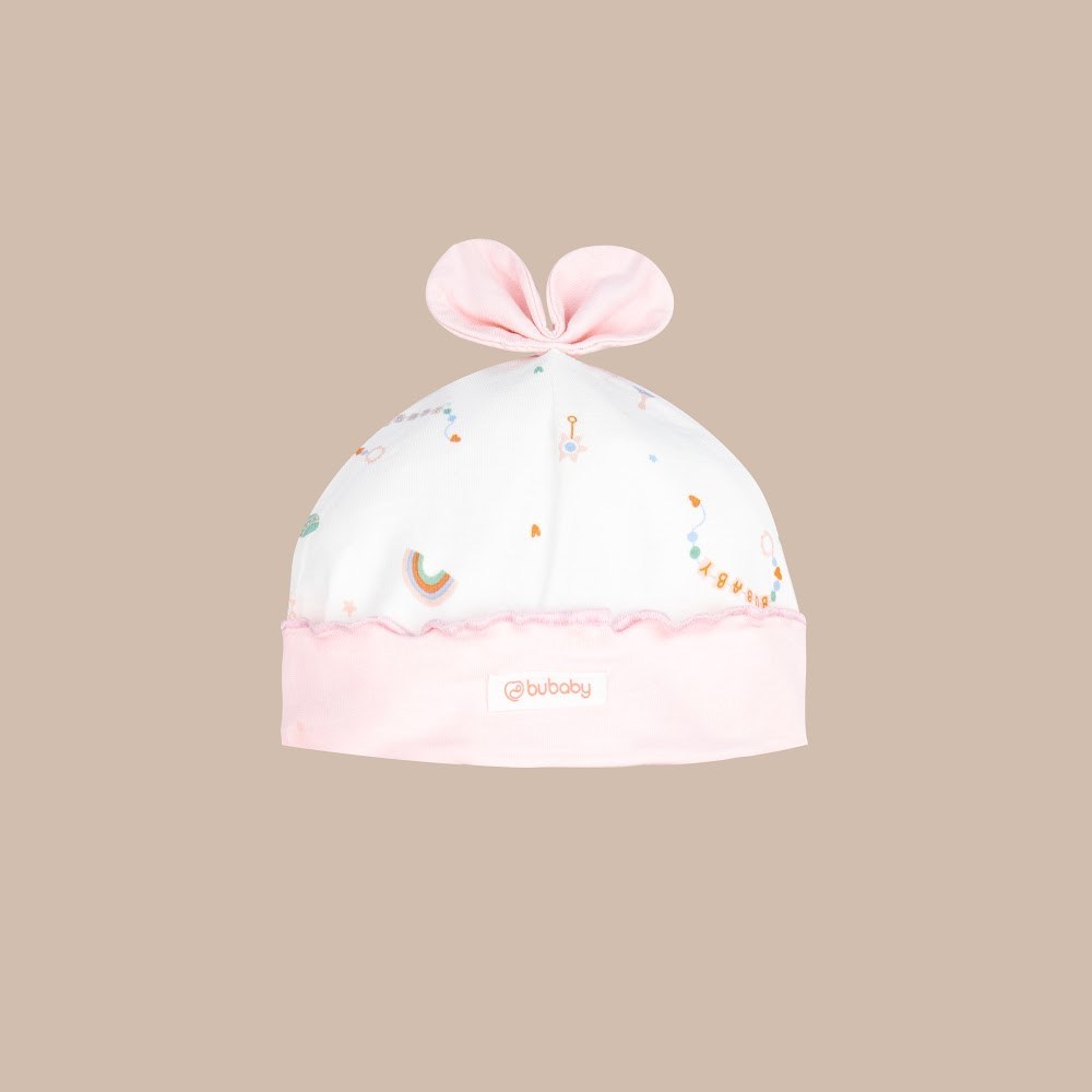 Mũ tròn đính nơ sang xinh yêu - ABB19DN00 | Phụ kiện Bubaby Chính hãng