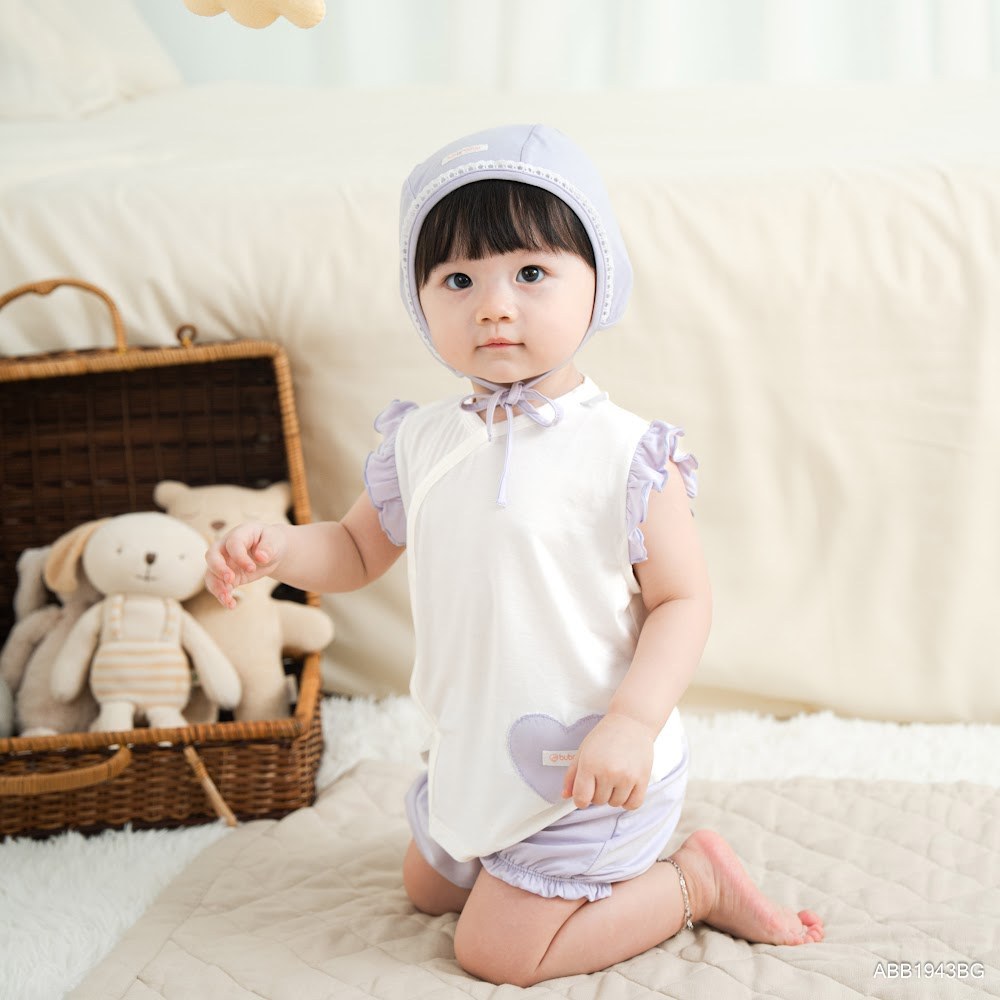 Phụ kiện Mũ Bonnet bé gái cá tính điệu đà Mềm mái cho bé yêu ABB1943BG