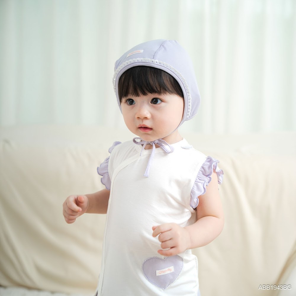 Phụ kiện Mũ Bonnet bé gái cá tính điệu đà Mềm mái cho bé yêu ABB1943BG