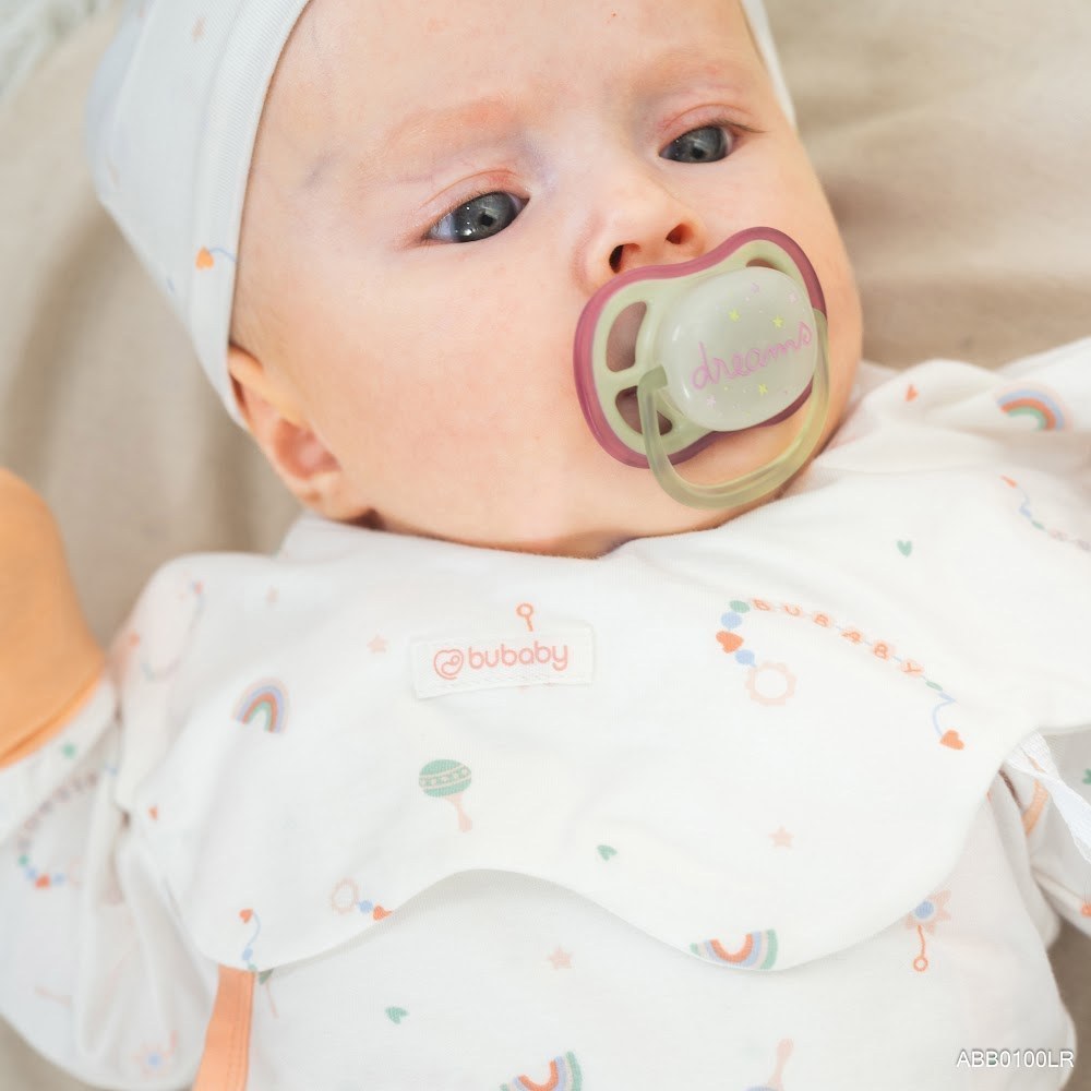 Yếm hoa Little Rainbow Bubaby Bamboo siêu thấm hút ABB0100LR