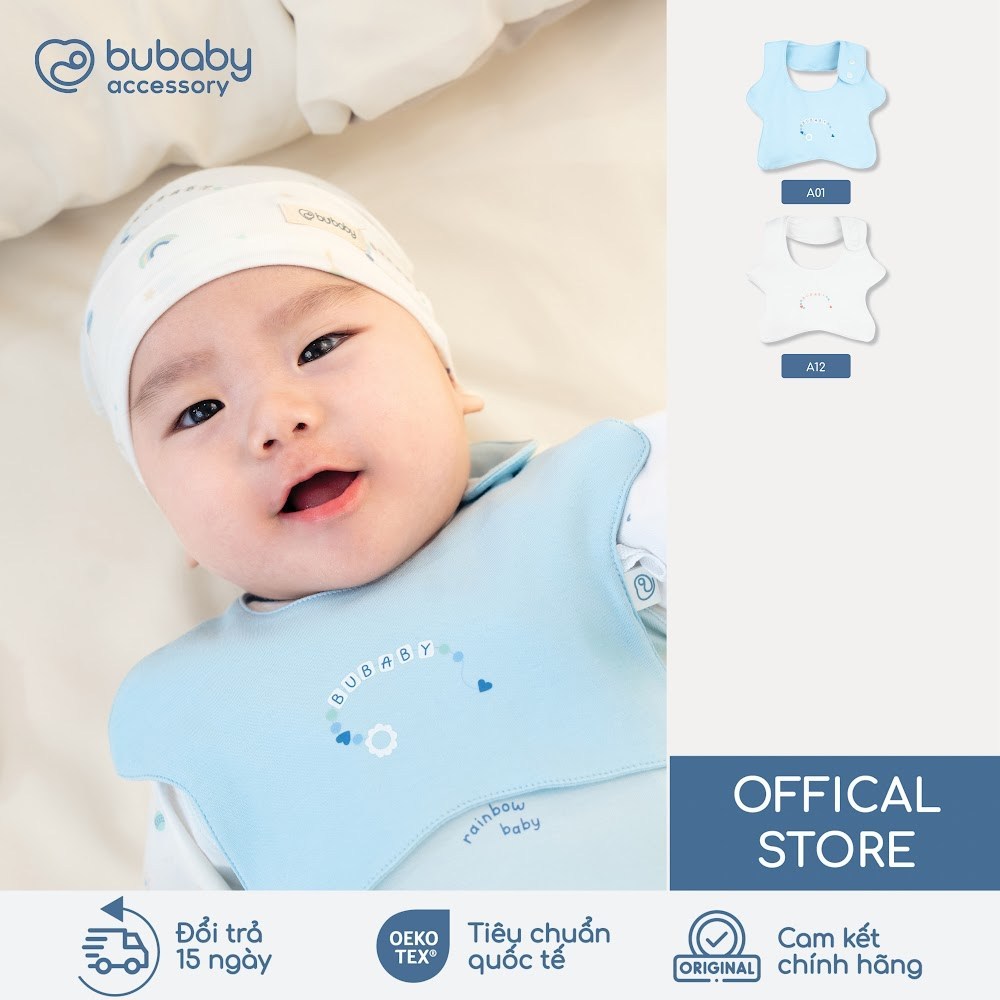 Yếm ngôi sao Rainbow Bubaby Cotton siêu thấm hút - ACT0197LR