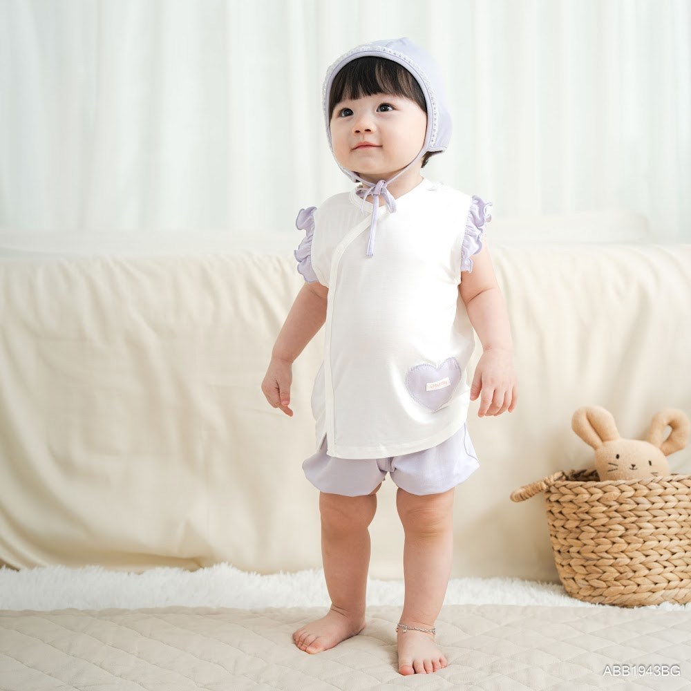 Phụ kiện Mũ Bonnet bé gái cá tính điệu đà Mềm mái cho bé yêu ABB1943BG