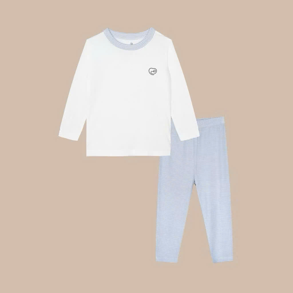 BU Baby (6M-5Y) Bộ dài tay cổ tròn Thu êm BU Siro BSR110402 BSR110406 | Quần áo BUbaby chính hãng