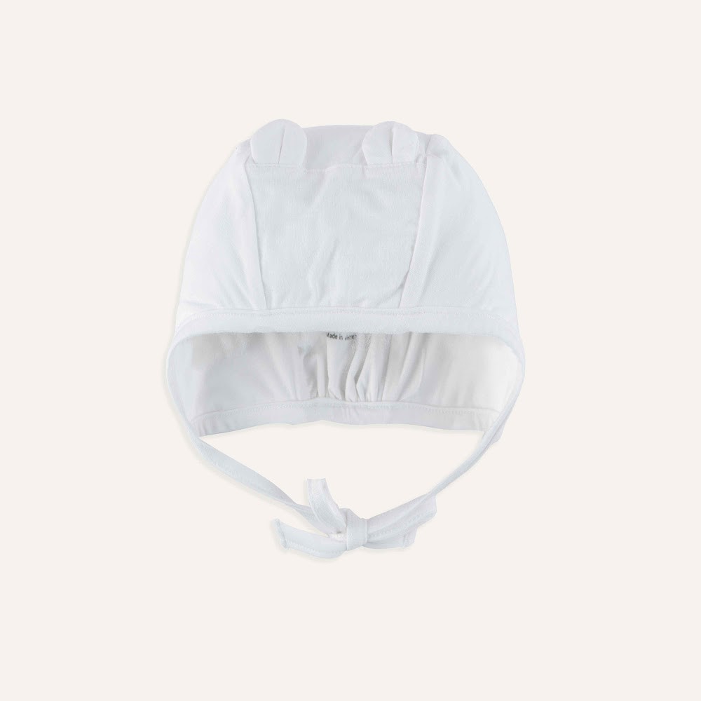 BU Baby(1M-6M) Mũ Bonnet tai gấu Bambus BU Baby ABB194301 | Phụ kiện chính hãng