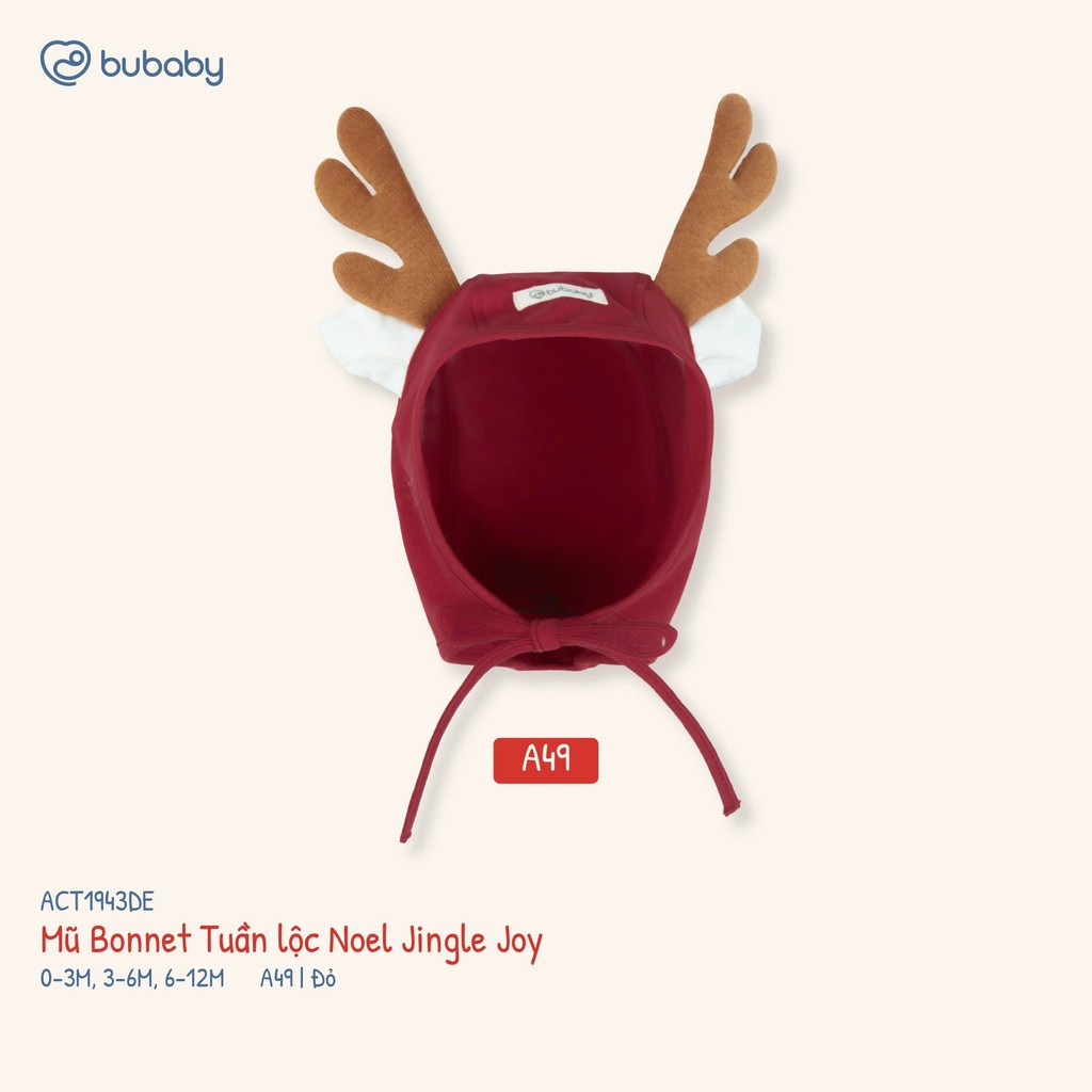 BU Baby (0-18M) Set đồ Noel giáng sinh 2025 cho bé yêu Kèm hộp Quà tặng BU Cotton | Hàng chính hãng