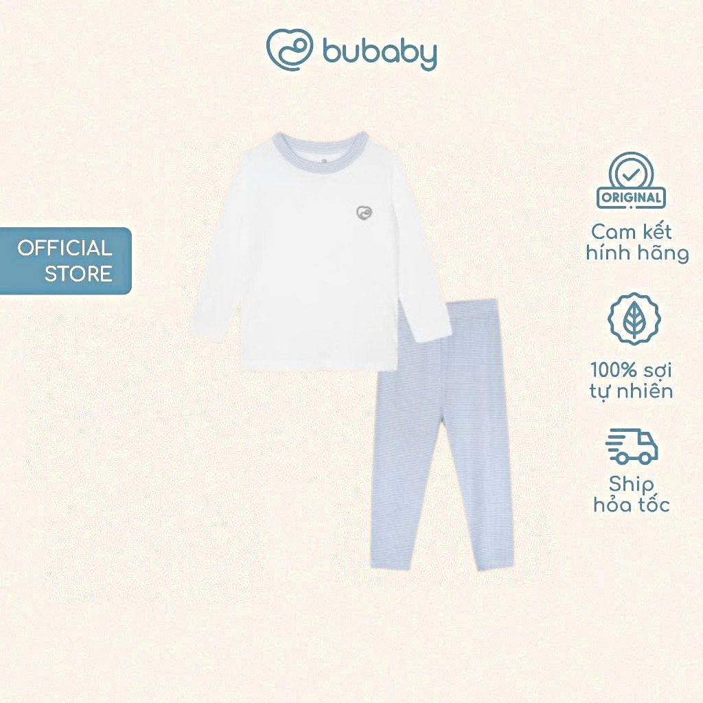 BU Baby (6M-5Y) Bộ dài tay cổ tròn Thu êm BU Siro BSR110402 BSR110406 | Quần áo BUbaby chính hãng
