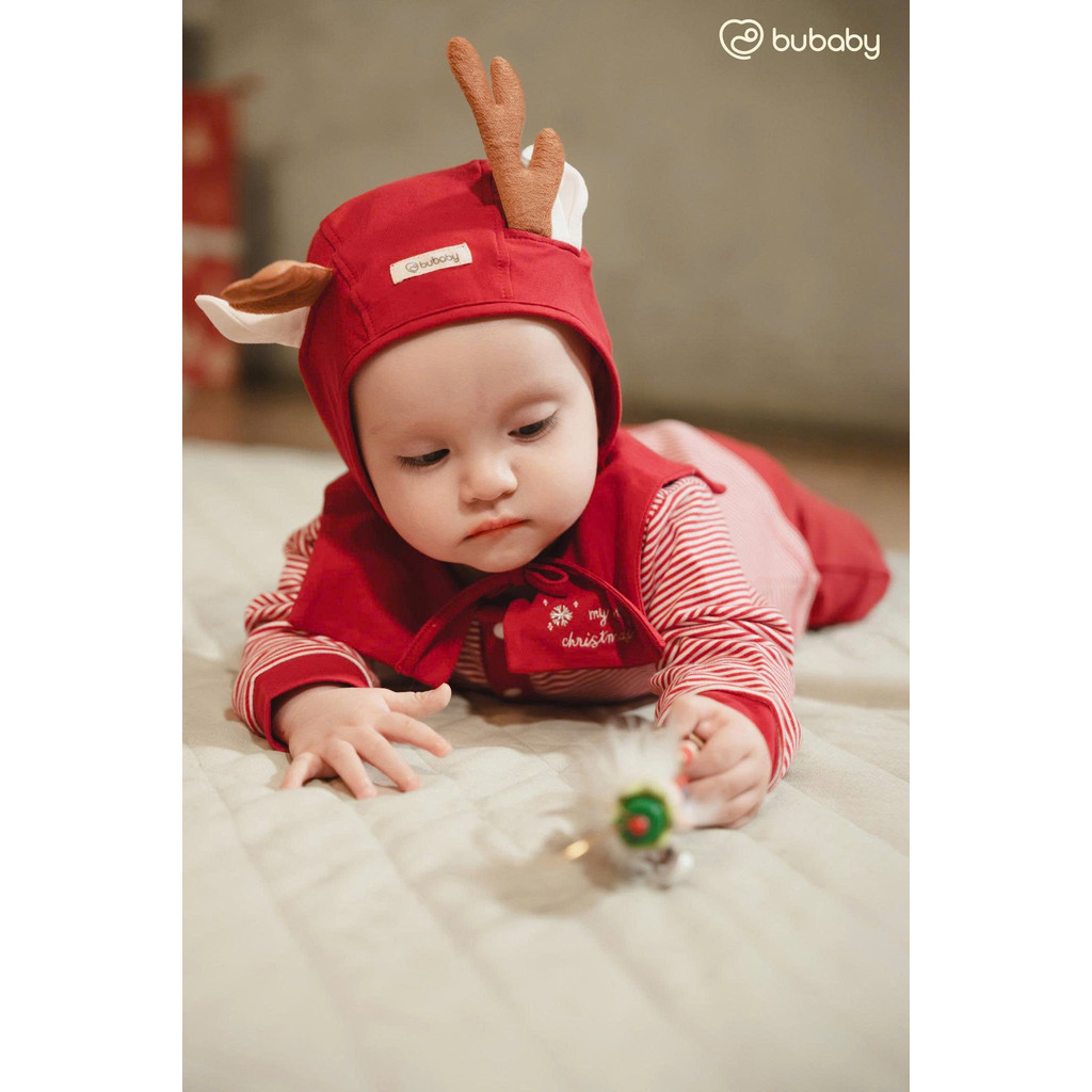 BU Baby (0-18M) Set đồ Noel giáng sinh 2025 cho bé yêu Kèm hộp Quà tặng BU Cotton | Hàng chính hãng