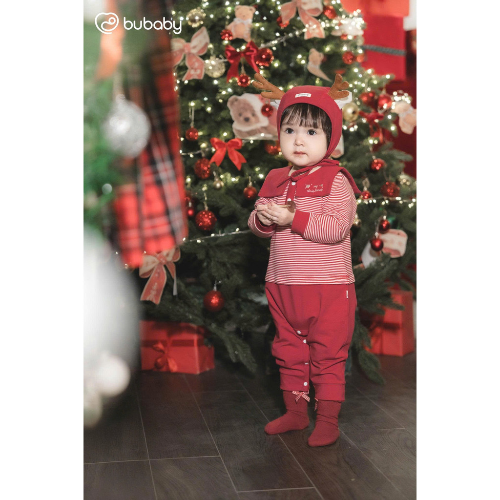 BU Baby (0-18M) Set đồ Noel giáng sinh 2025 cho bé yêu Kèm hộp Quà tặng BU Cotton | Hàng chính hãng