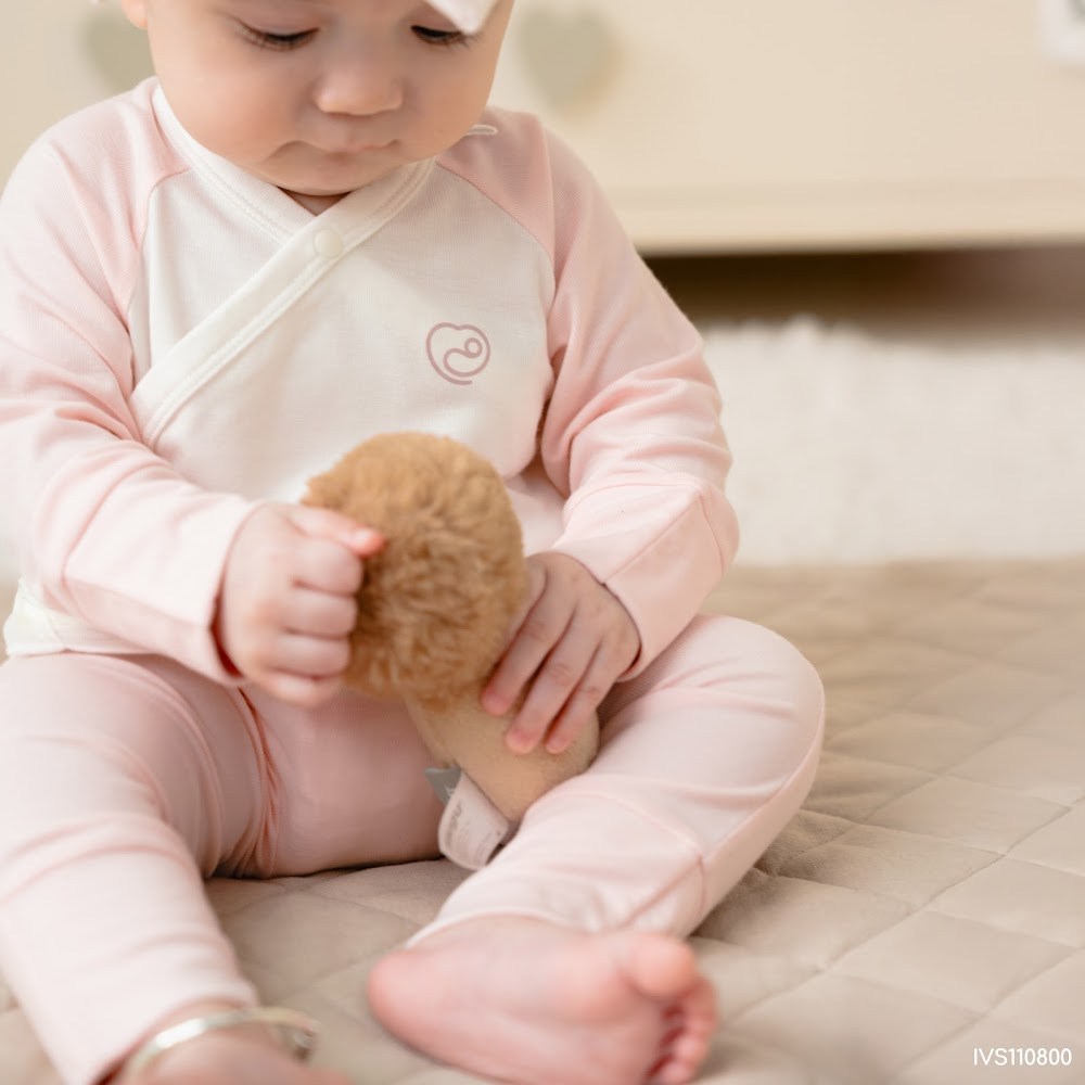 BU Baby (0-6M) Bộ dài tay cài chéo Bubaby Siro Viscose I VS110800 | Quần áo  Chính hãng