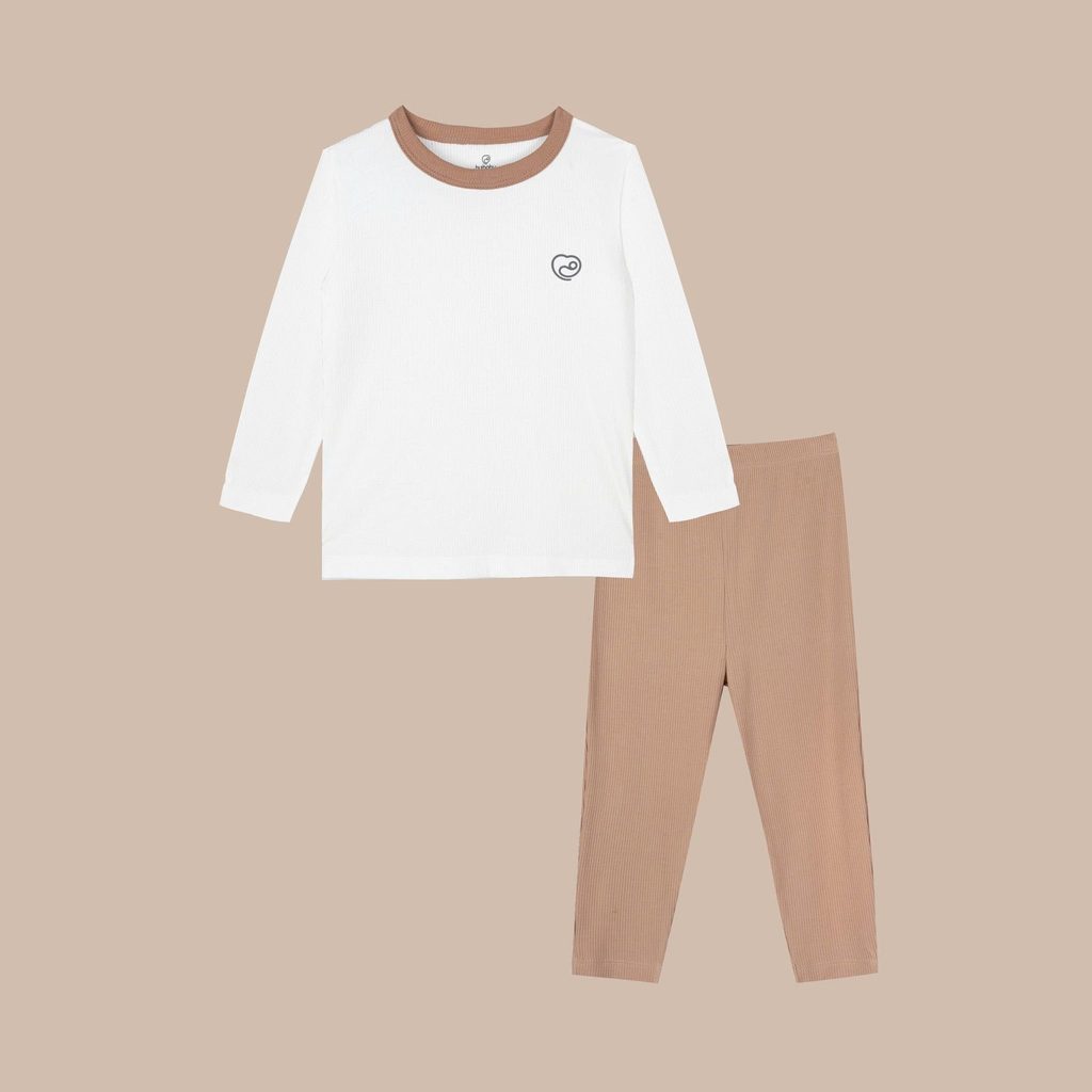 BU Baby (6M-5Y) Bộ dài tay cổ tròn Thu êm BU Siro BSR110402 BSR110406 | Quần áo BUbaby chính hãng