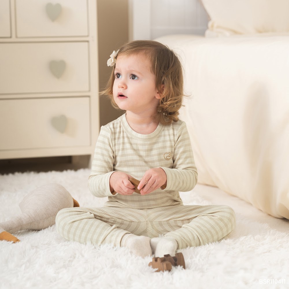 BU Baby (6M-5Y) Bộ dài tay cổ tròn Bubaby Siro BSR110411 | Quần áo chính hãng