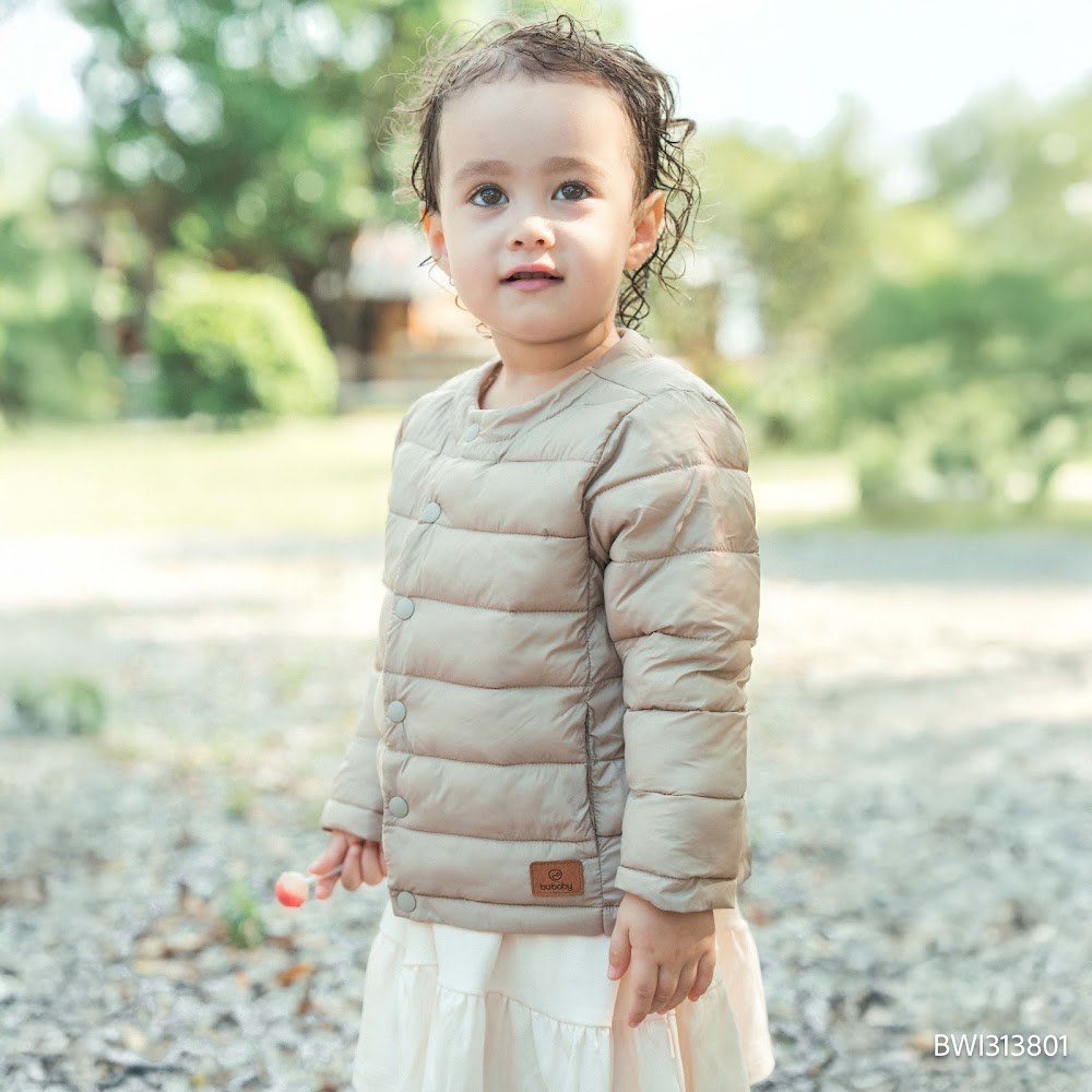BU Baby (6M-5Y) Áo khoác dài tay Siêu nhẹ BU Baby BWI313801 | Áo Khoác Chính hãng