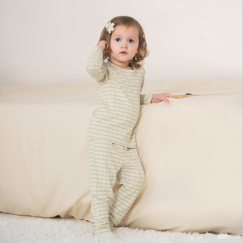 BU Baby (6M-5Y) Bộ dài tay cổ tròn Bubaby Siro BSR110411 | Quần áo chính hãng