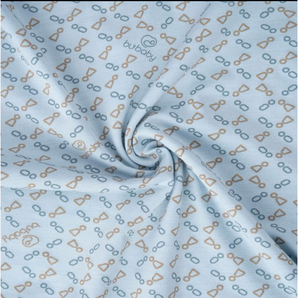 BU Baby (6M-3Y) Bộ ngắn tay cổ tròn Iconic 1 Bambus BBB1304IM | Quần áo Bubaby chính hãng