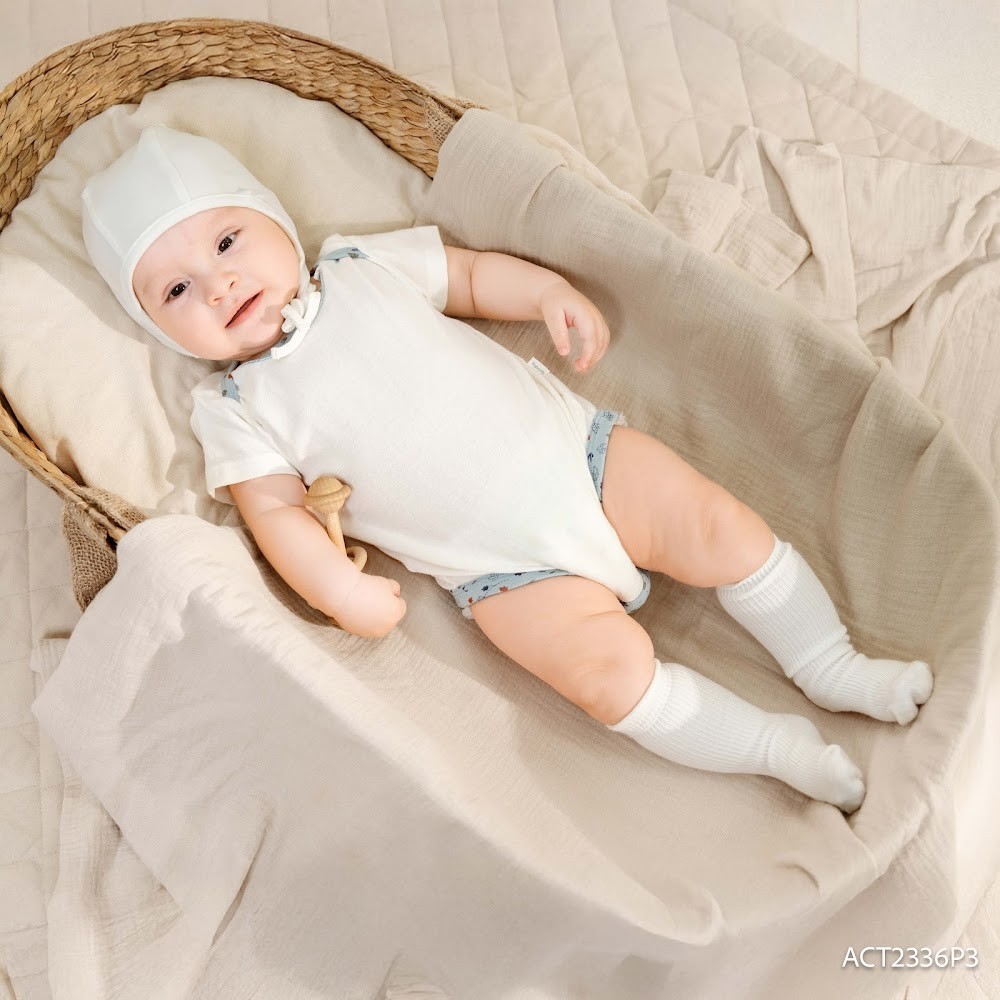 BU Baby Tất trẻ em cao cổ Kids Pack 3 BU Cotton ACT2336P3 | Phụ kiện Bubaby chính hãng