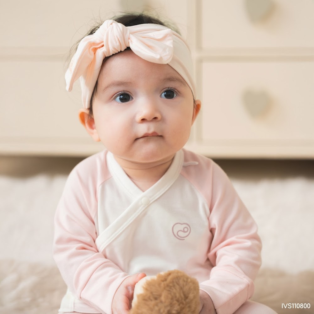 BU Baby (0-6M) Bộ dài tay cài chéo Bubaby Siro Viscose I VS110800 | Quần áo  Chính hãng