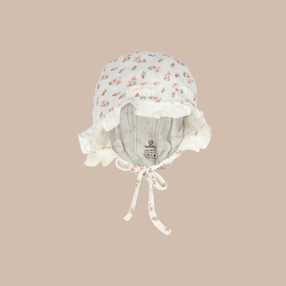 BU Baby (0-12M) Set Body chip dài tay cài giữa, cài sau bèo đáp cổ Siro Jacquard BU Baby KCT2102DC