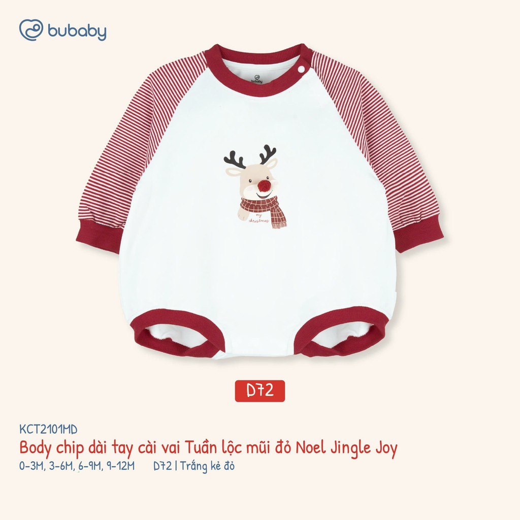 BU Baby (0-18M) Set đồ Noel giáng sinh 2025 cho bé yêu Kèm hộp Quà tặng BU Cotton | Hàng chính hãng