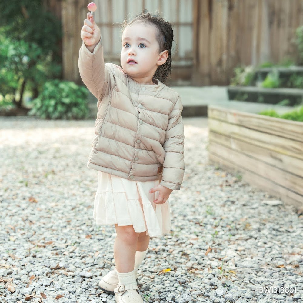 BU Baby (6M-5Y) Áo khoác dài tay Siêu nhẹ BU Baby BWI313801 | Áo Khoác Chính hãng