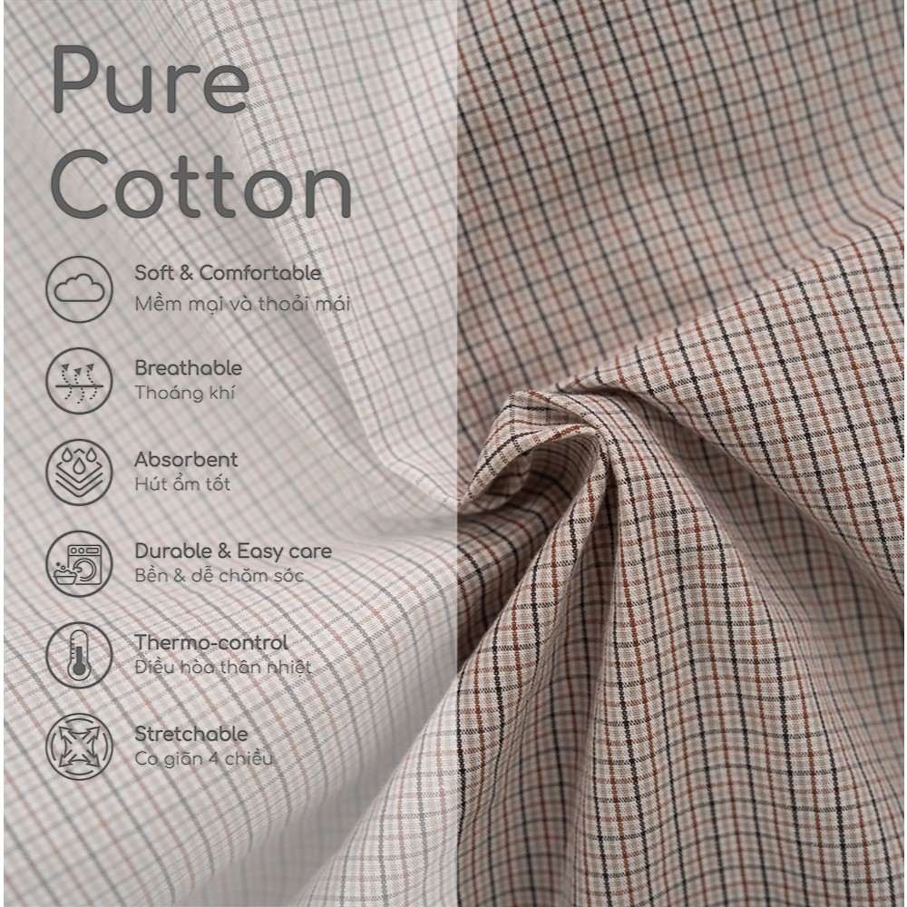 BU Baby (6M-3Y) Áo sơ mi sát nách bèo ngực cho bé gái BU Cotton BCT343901 | Hàng chính hãng