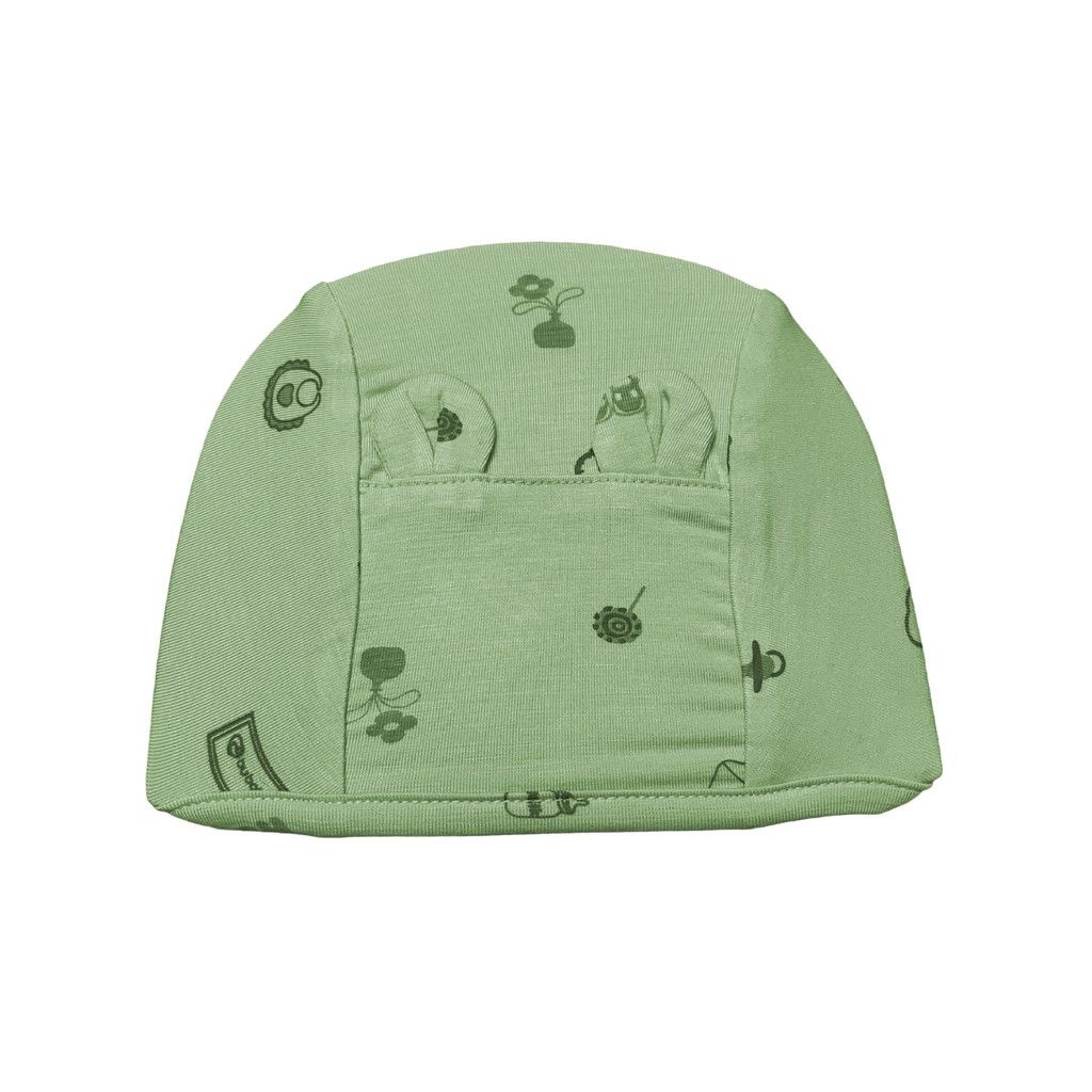 BU Baby(1M-6M) Mũ Bonnet tai gấu Bambus BU Baby ABB194301 | Phụ kiện chính hãng