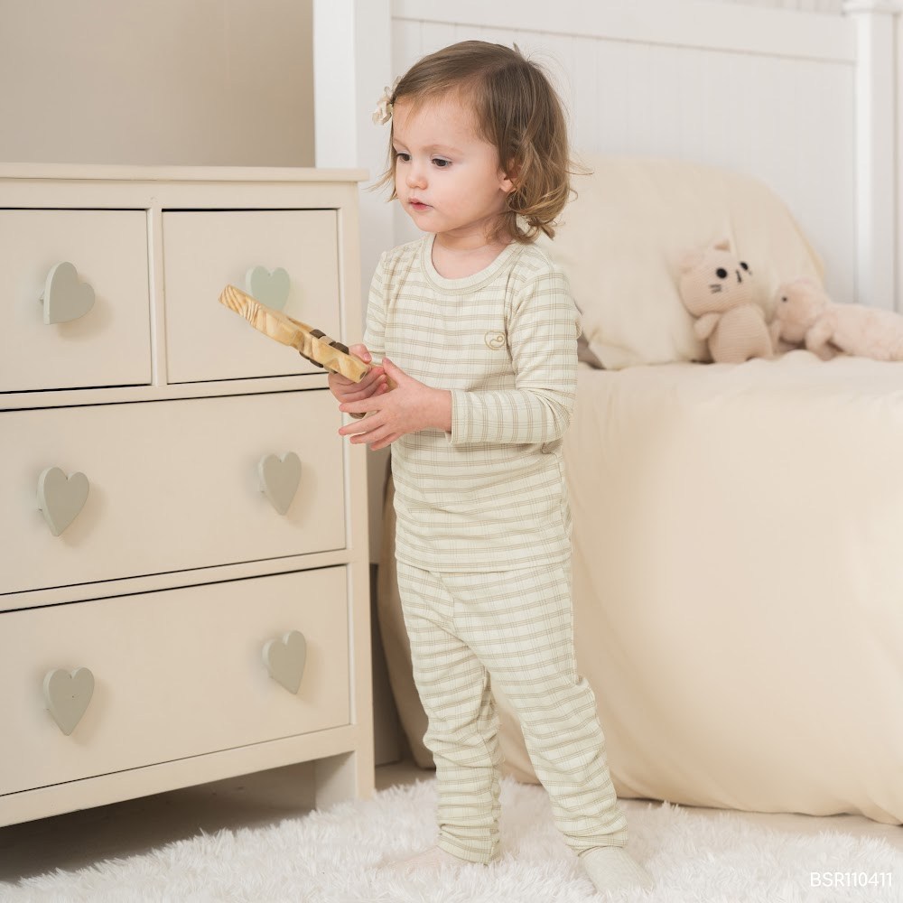 BU Baby (6M-5Y) Bộ dài tay cổ tròn Bubaby Siro BSR110411 | Quần áo chính hãng