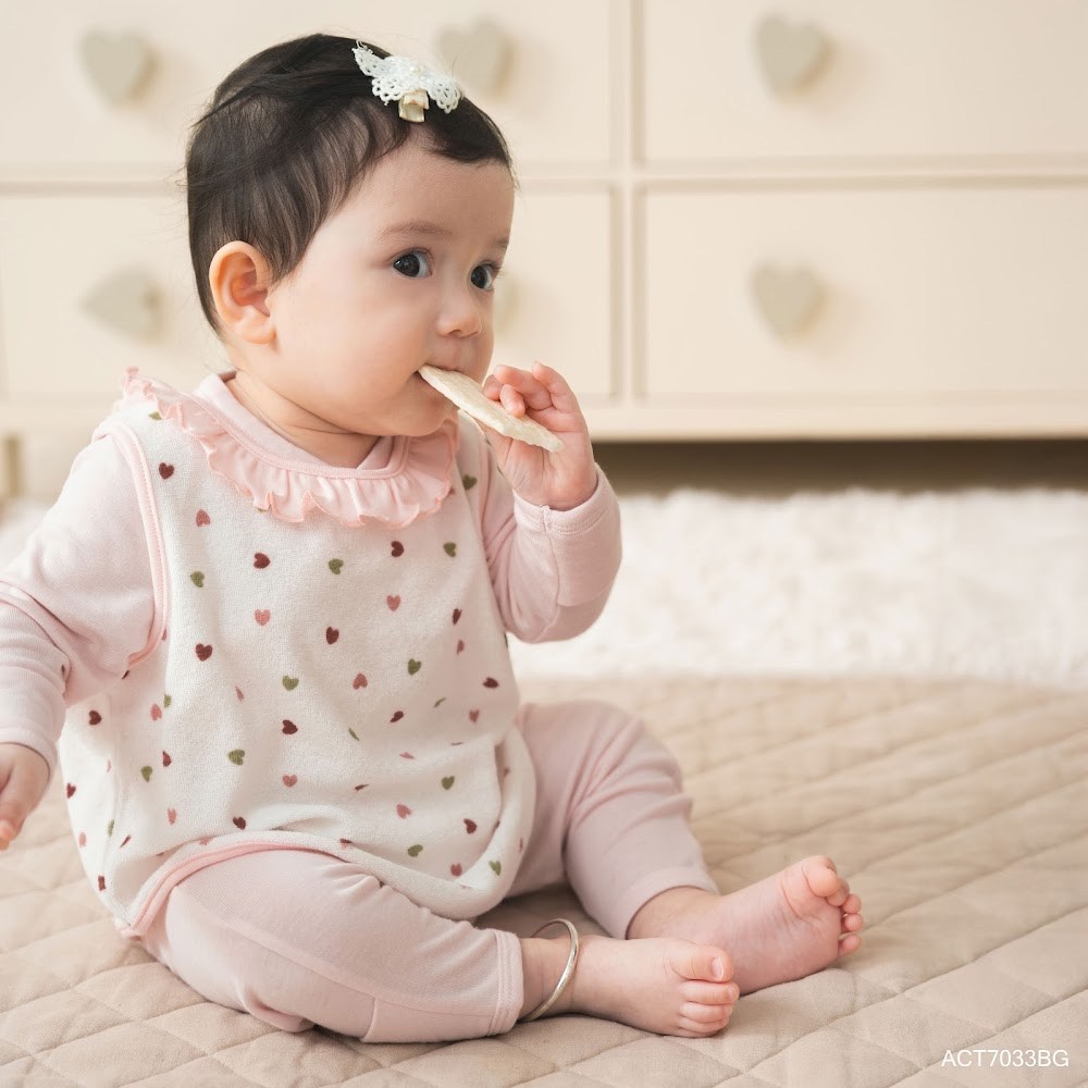 BU Baby Áo yếm Freesize Cotton Cho bé trai bé gái  ACT708900 | Hàng chính hãng