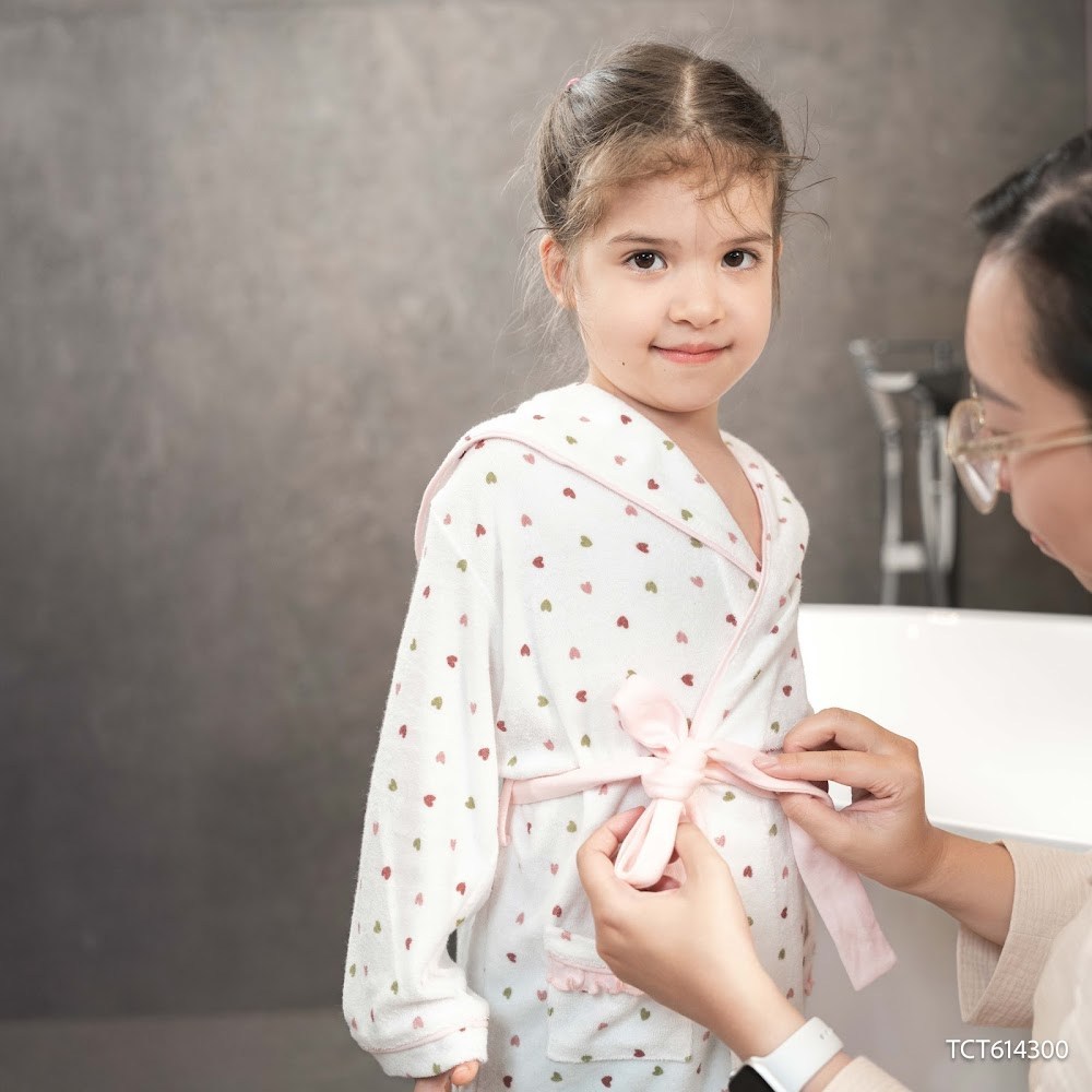 BU Baby (6M-5Y) Áo choàng tắm Buộc dây cho Bé trai Bé gái  BU Baby TCT614301 TCT614300 | Phụ kiện chính hãng