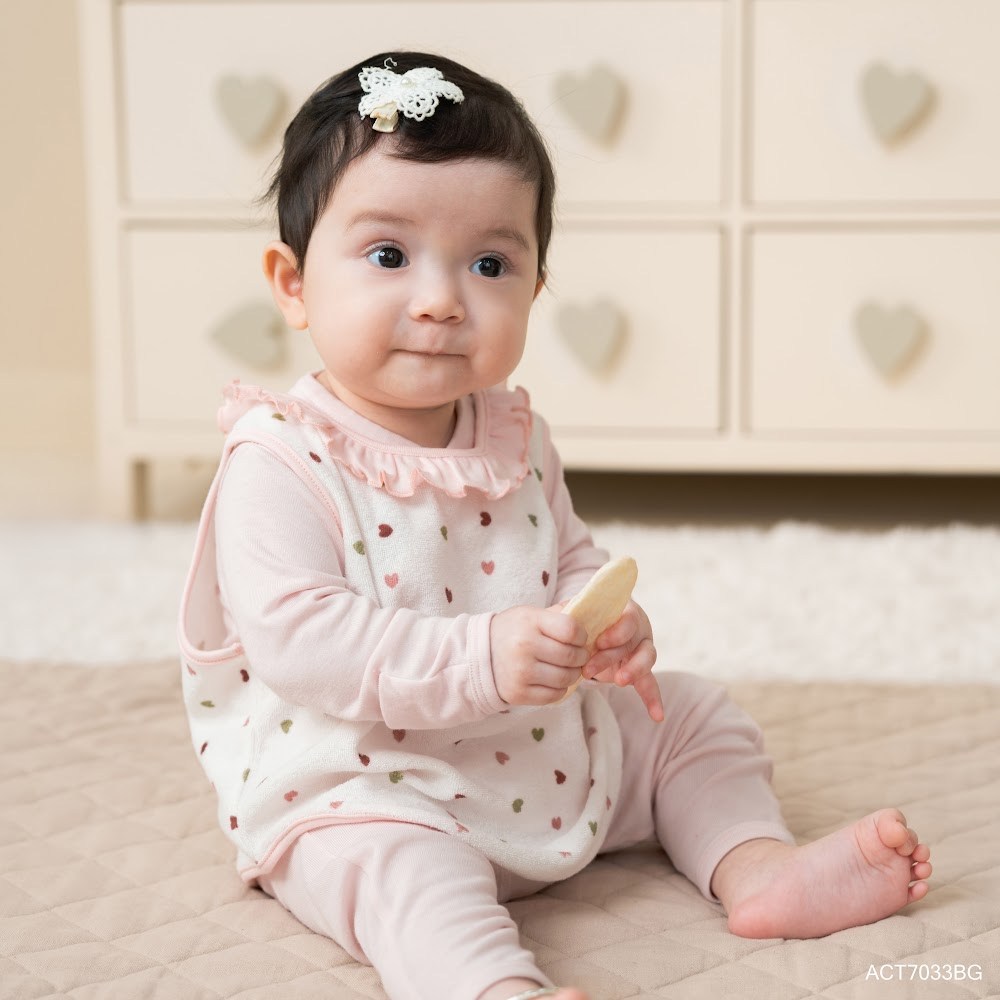 BU Baby Áo yếm Freesize Cotton Cho bé trai bé gái  ACT708900 | Hàng chính hãng