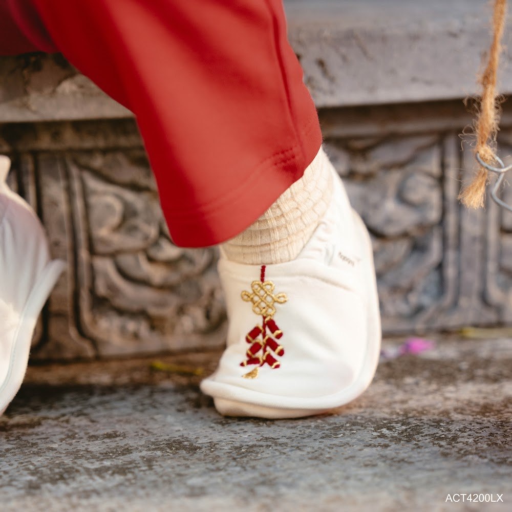 BU Baby  (1M-12M) Giày vải Tết mã Lộc Xuân cho bé trai bé gái Cotton ACT4200LX | Phụ kiện Bubaby chính hãng