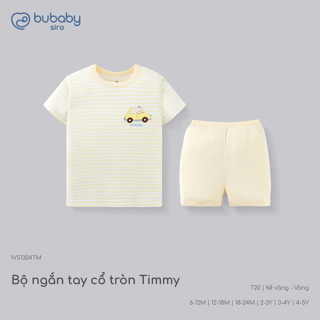 (6M-5Y-Nhiều mẫu) Bộ quần áo ngắn tay - Bé trai - Bubaby