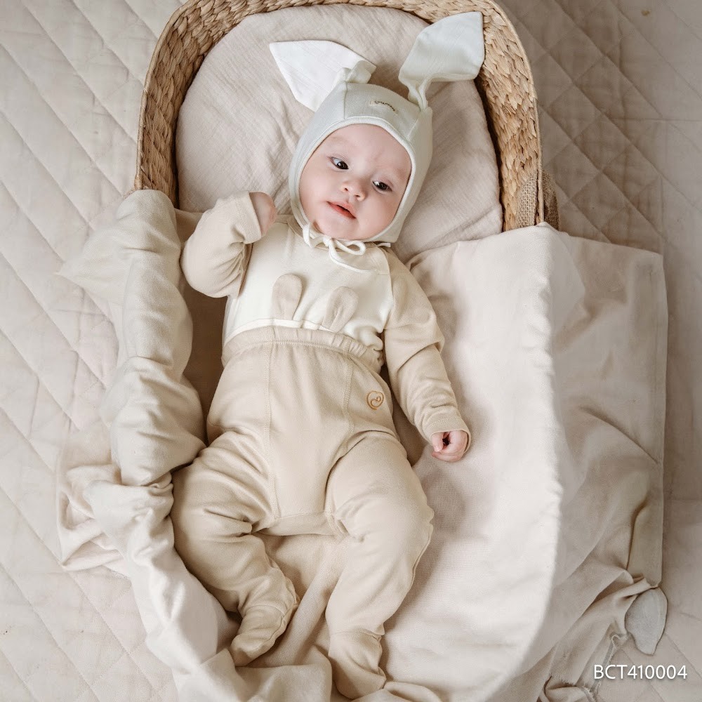 (1M-9M) Quần legging dài  liền tất BU Baby Cotton BCT410004 | Bubaby chính hãng