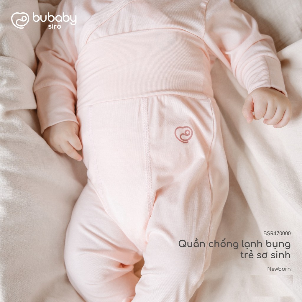 (Newborn) Quần chống lạnh bụng cho trẻ sơ sinh BU Baby  BMD470000 BSR470000 | Bubaby chính hãng