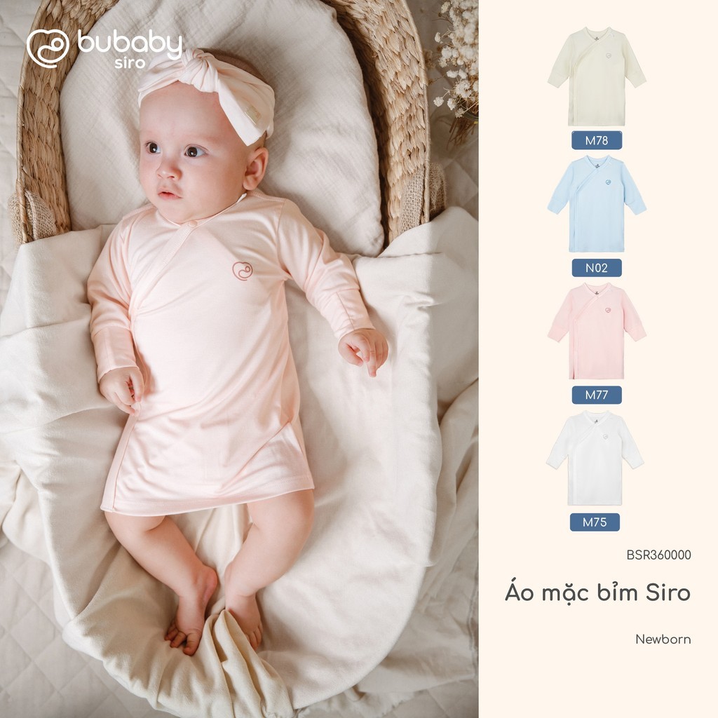 (Newborn) Áo mặc bỉm cho bé yêu BU Baby BMD360000 BSR360000 | Bubaby chính hãng