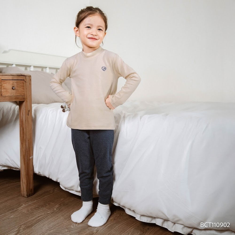 (2Y-5Y) Bộ dài tay cao cổ Bubaby Cotton BCT110902 | Quần áo BU Baby chính hãng