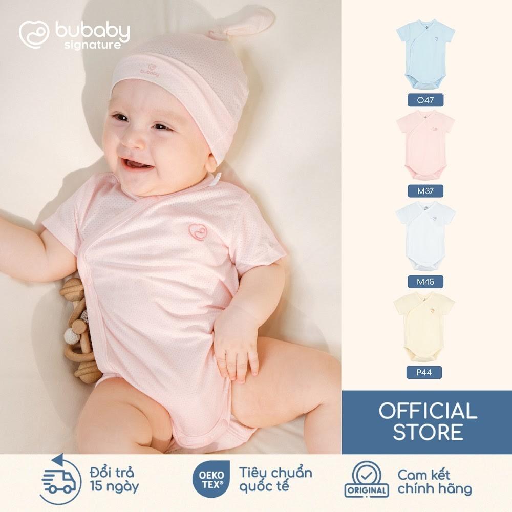 (NB-12M) Body chip dài tay, ngắn tay Molist Bubaby  BMD210500 | Body BU Baby  Chính hãng