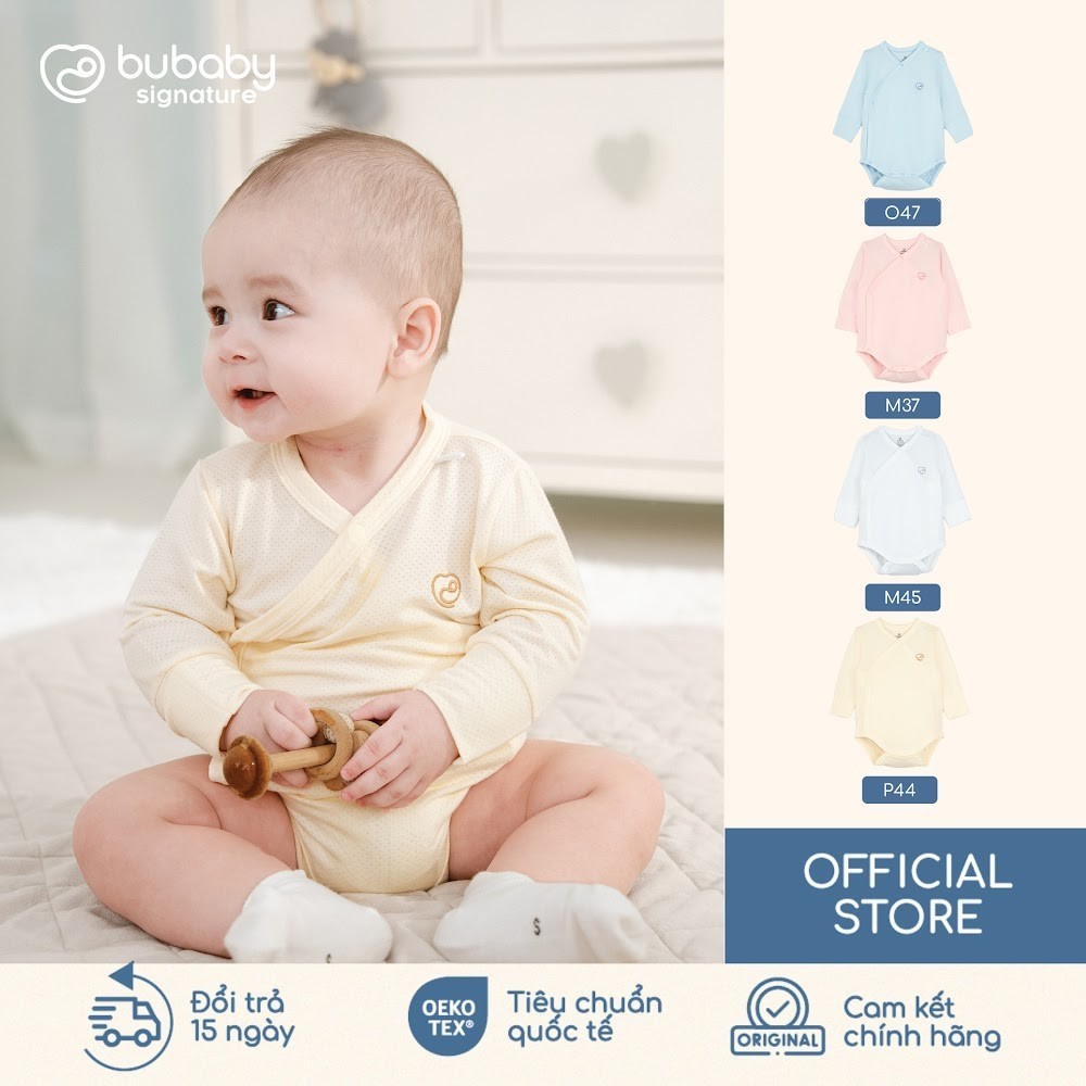 (NB-12M) Body chip dài tay, ngắn tay Molist Bubaby  BMD210500 | Body BU Baby  Chính hãng