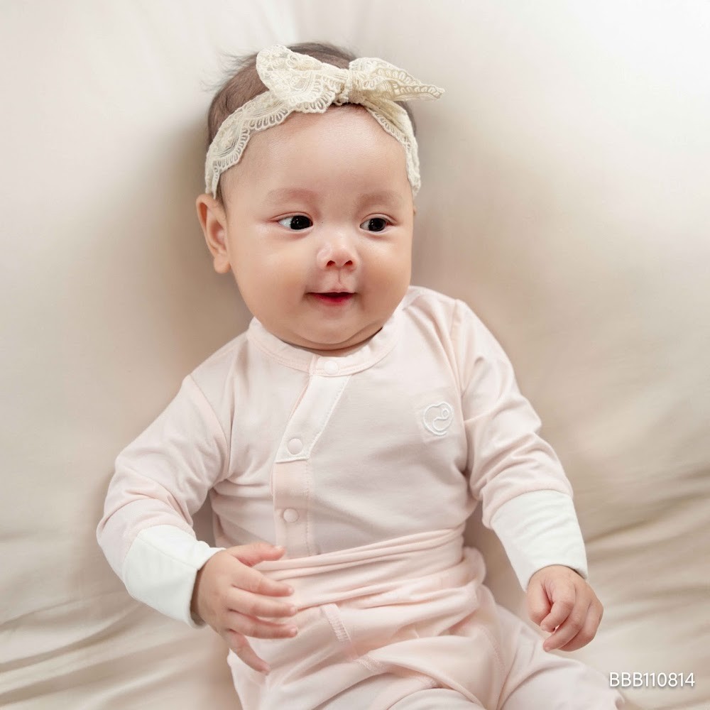 (NB-3M) Bộ dài tay cài chéo BU Bambus BBB110814 | Quần áo Bubaby chính hãng